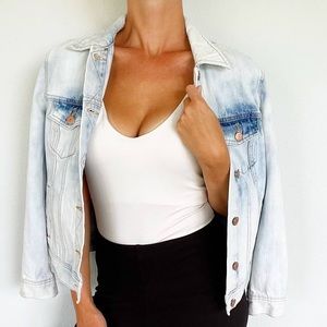 OLD NAVY Acid Wash Denim Jacket